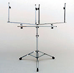Chrome Tripod Double Stand