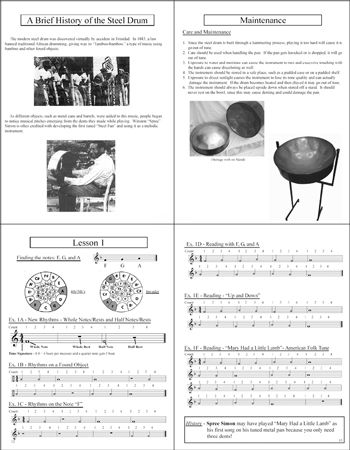 "The Contemporary Method for the Steel Drum - Tenor Book I"