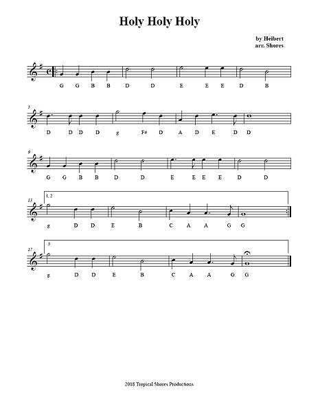 "Holy Holy Holy" by Brad Shores