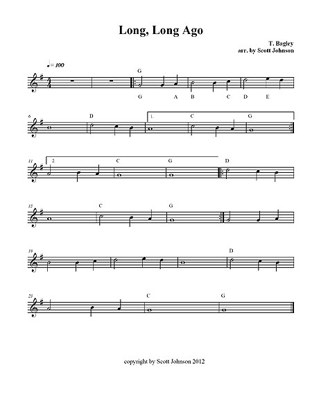 "Long Long Ago" by Scott Johnson