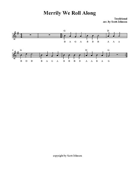 "Merily We Roll Along" by Scott Johnson