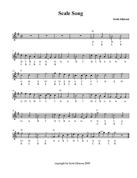 "Scale Song" by Scott Johnson