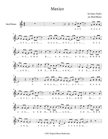"Mexico" by James Taylor