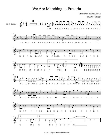 "We Are Marching to Pretoria" by Brad Shores