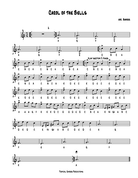 "Carol Of The Bells" by Brad Shores