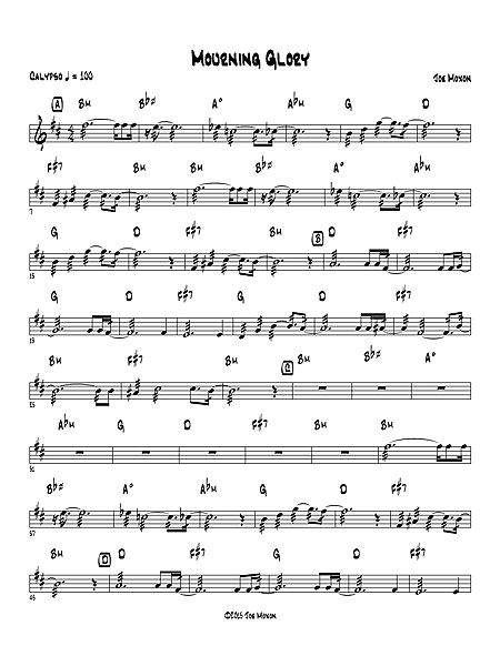 "Mourning Glory " by Joe Moxon