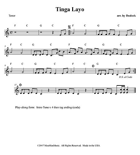 "Tinga Layo " by Matt Dudack