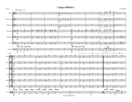 "Calypso Riff In C" By Alan Bates