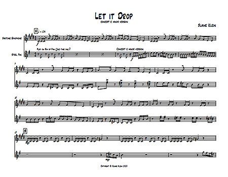 "Let It Drop" by Blaine Klein