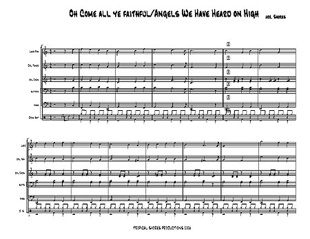 "Oh Come All Ye Faithful/Angels We Have Heard on High" by Brad Shores
