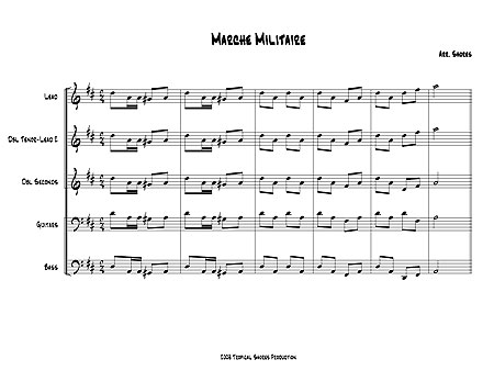 "Marche Militaire" by Franz Schubert