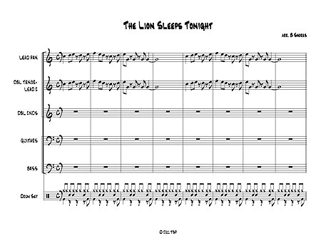 "The Lion Sleeps Tonight " by Solomon Linda