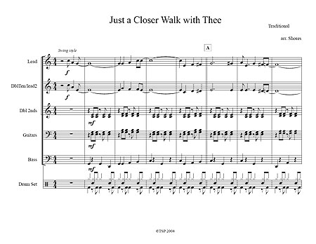 "Just a Closer Walk with Thee" by Brad Shores