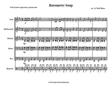 "Barometer Soup" by Jummy Buffett