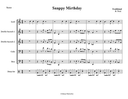 "Snappy Mirthday" Traditional