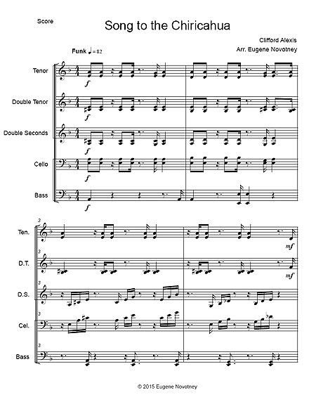 "Song to the Chiracahua" by Clifford Alexis