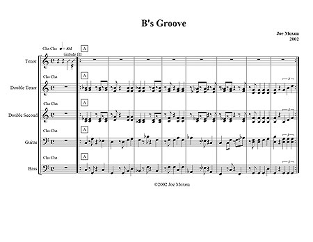 "B's Groove" by Joe Moxon