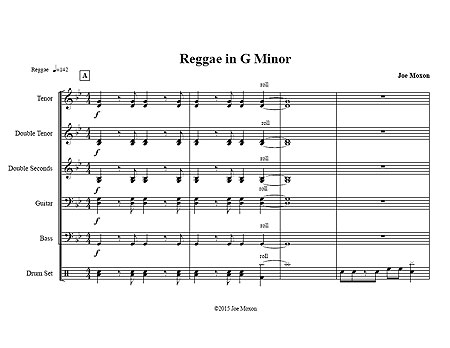 "Reggae in G Minor" by Joe Moxon