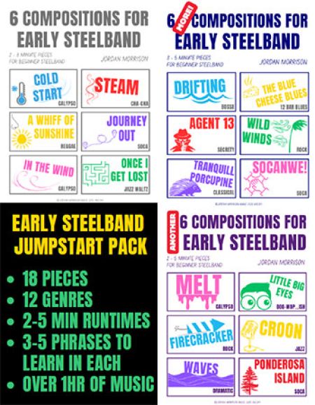 "Early Steelband Jumpstart Pack" by Jordan Morrison