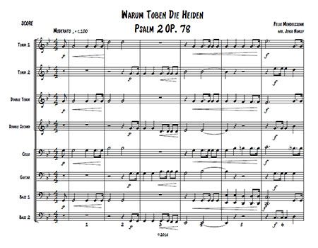 "Warum Toben Die Heiden-Psalm 2 OP. 78" by Felix Mendelssohn