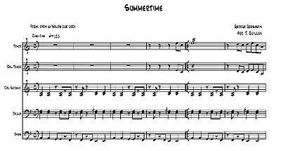 "Summertime" by George Gershwin