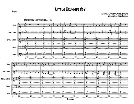 "Little Drummer Boy" by K. Davis,H. Onorati, & H. Simeone