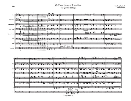 "We Three Kings of Orient Are" by John Henry Hopkins Jr.