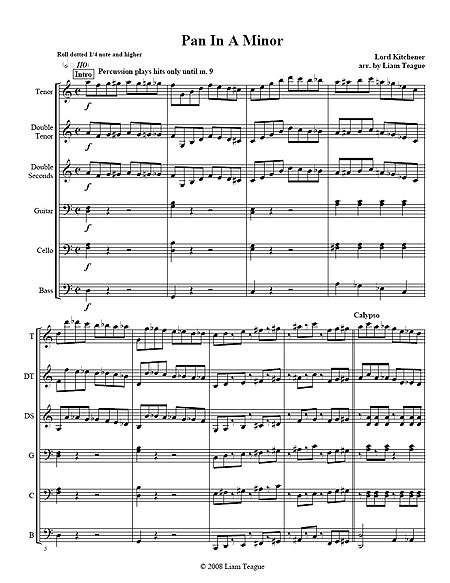 "Pan in A Minor " by Lord Kitchener