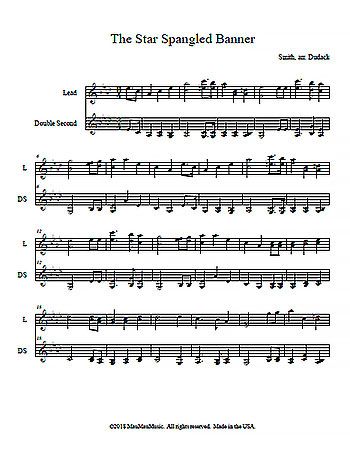 "The Star Spangled Banner-Duo" by John Stafford Smith