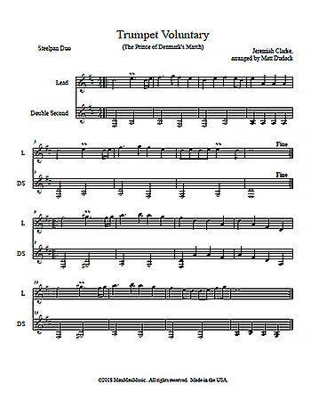 "Trumpet Voluntary-Duo" by Jeremiah Clarke