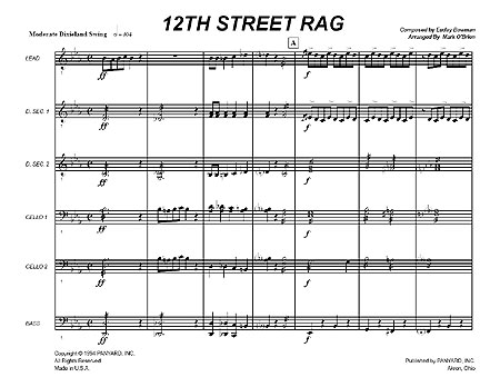 "12th Street Rag" by Euday L. Bowman