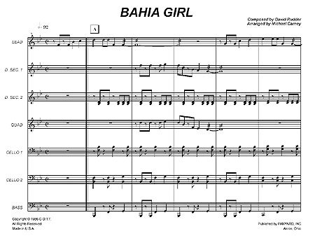 "Bahia Girl" by David Rudder