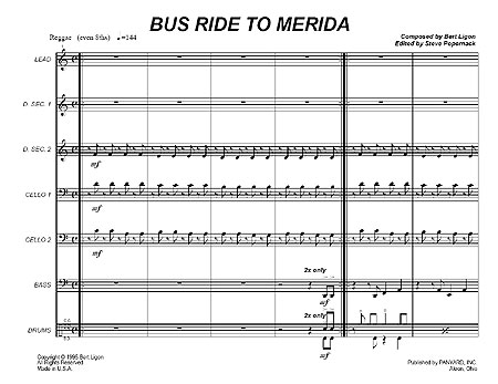 "Bus Ride to Merida" by Bert Ligon