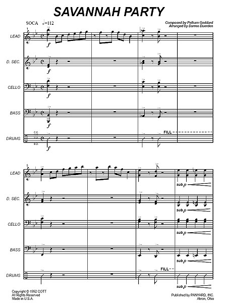 "Savannah Party" by Pelham Goddard and David Rudder