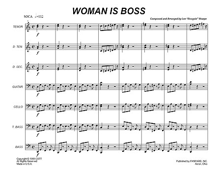 "Woman is Boss" by Len "Boogsie" Sharpe