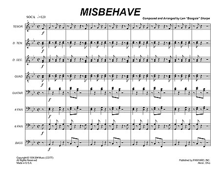 "Misbehave" by Len "Boogsie" Sharpe