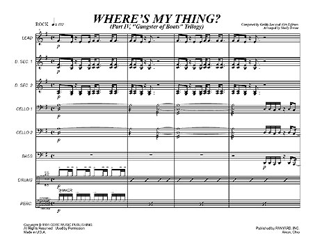 "Where's My Thing" by Geddy Lee & Alex Lifeson