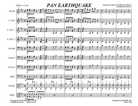 "Pan Earthquake" by Aldwyn "Kitchener" Roberts