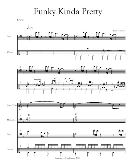 "Funky Kinda Pretty" by Scott Johnson