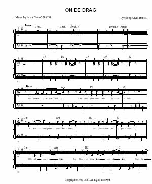 "On de Drag" by Brian "Bean" Griffith & Alvin Daniell