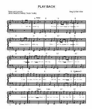 "Play Bach" by Alvin Daniell & Darnley Ashby