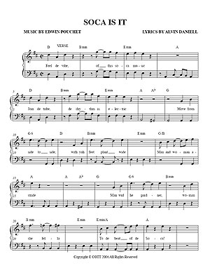 "Soca Is It" by Edwin Pouchet & Alvin Daniell