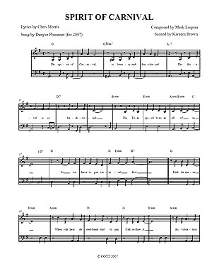 "Spirit of Carnival" by Mark Loquan & Chris Morris