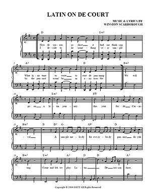 "Latin On De Court" by Winston Scarborough