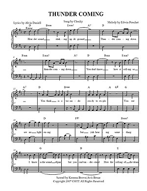 "Thunder Coming" by Edwin Pouchet & Alvin Daniell