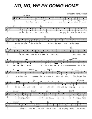 "No, No, We Eh Going Home" by Christopher "Tambu" Herbert