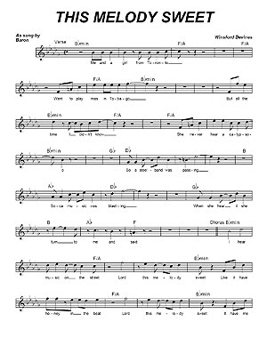 "This Melody Sweet" by Winsford Devines